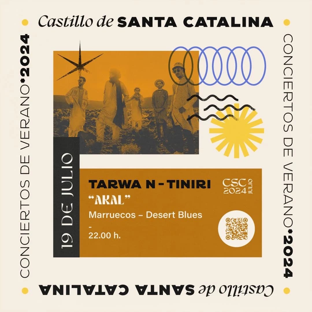 Concierto gratis de Tarwa n – tiniri en Castillo de Santa Catalina
