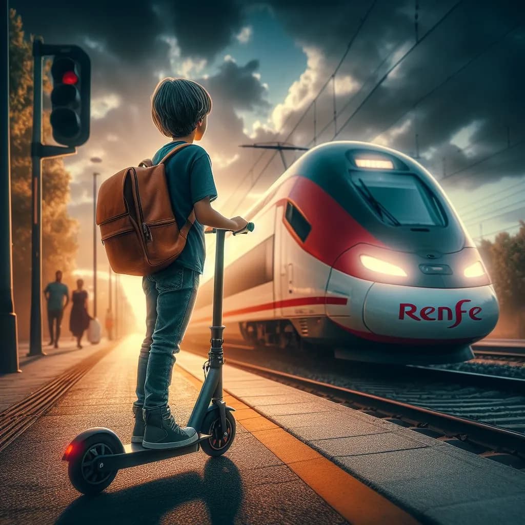 No se permite la entrada de patinetes eléctricos a los trenes de Renfe en Cádiz, según nuevas normativas